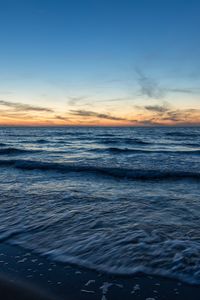 Превью обои море, берег, волны, небо