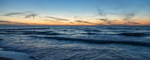 Превью обои море, берег, волны, небо