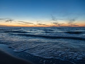 Превью обои море, берег, волны, небо