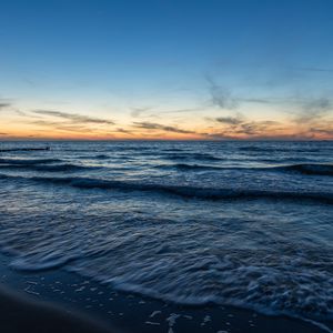 Превью обои море, берег, волны, небо
