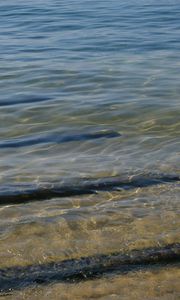 Превью обои море, дно, волны