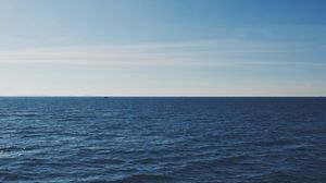 Превью обои море, горизонт, небо