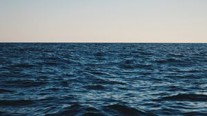 Превью обои море, горизонт, небо