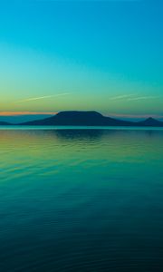 Превью обои море, горизонт, небо, рассвет