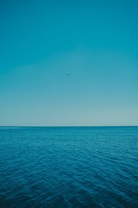 Превью обои море, горизонт, небо