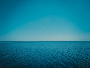 Превью обои море, горизонт, небо
