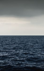 Превью обои море, горизонт, волны