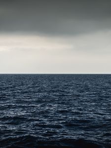 Превью обои море, горизонт, волны
