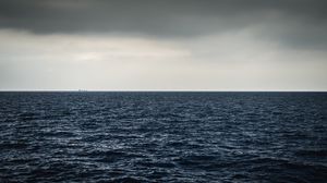 Превью обои море, горизонт, волны