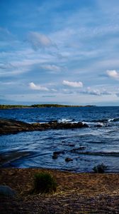 Превью обои море, камни, берег, природа