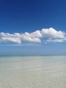 Превью обои море, облака, небо, природа
