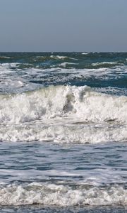 Превью обои море, океан, волна, горизонт, пейзаж