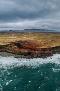 Превью обои море, остров, скалы, пещера, пейзаж