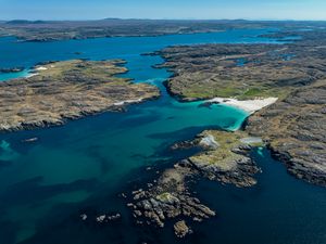Превью обои море, острова, вид сверху