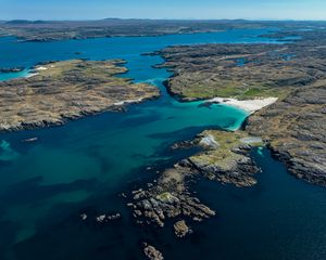 Превью обои море, острова, вид сверху