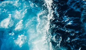 Превью обои море, пена, прибой