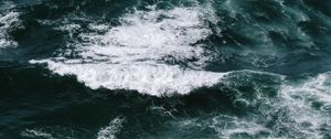 Превью обои море, пена, прибой, вода