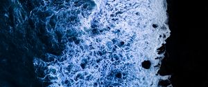 Превью обои море, пена, прибой, вода