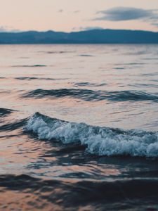 Превью обои море, пена, волны