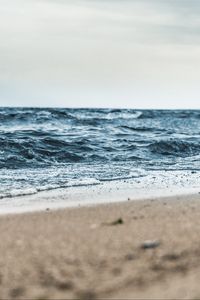 Превью обои море, песок, берег