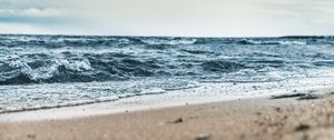 Превью обои море, песок, берег