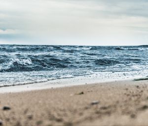 Превью обои море, песок, берег