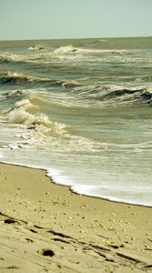 Превью обои море, песок, вода, грязная, океан, пляж