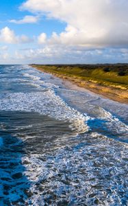 Превью обои море, прибой, берег