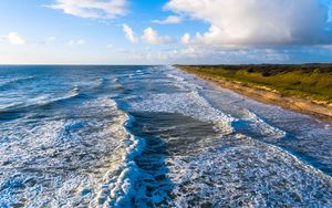 Превью обои море, прибой, берег