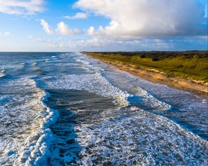 Превью обои море, прибой, берег