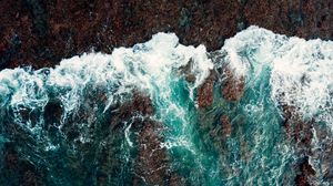 Превью обои море, прибой, берег