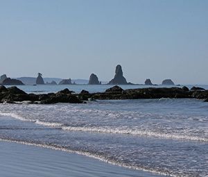 Превью обои море, прибой, небо, лето