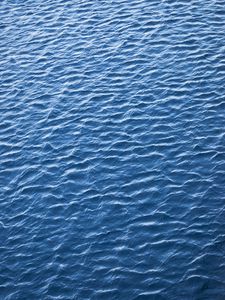 Превью обои море, рябь, вода, поверхность, синий