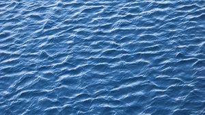 Превью обои море, рябь, вода, поверхность, синий