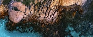 Превью обои море, скала, обрыв, природа