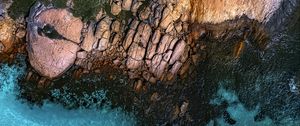 Превью обои море, скала, обрыв, природа