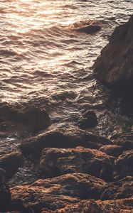 Превью обои море, скалы, волны