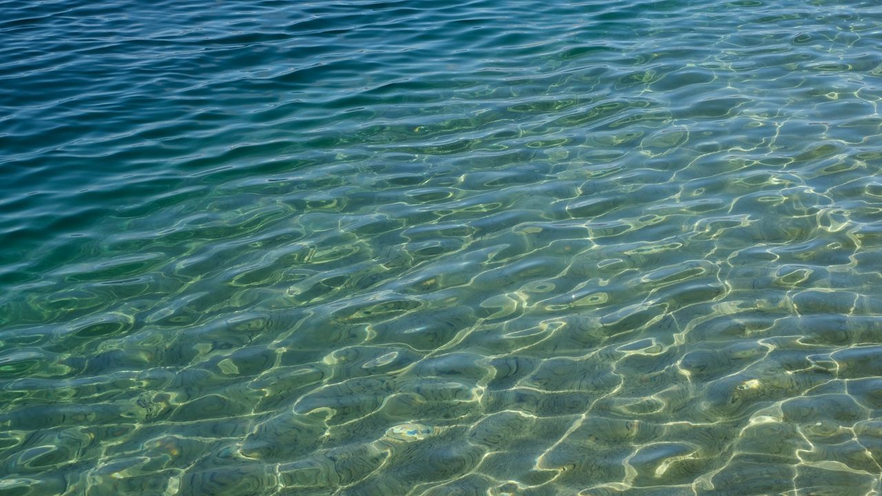 Обои море, вода, дно, природа, блики