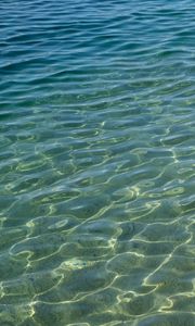 Превью обои море, вода, дно, природа, блики