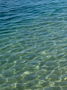 Превью обои море, вода, дно, природа, блики