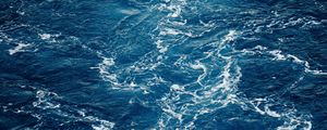 Превью обои море, вода, пена, волны