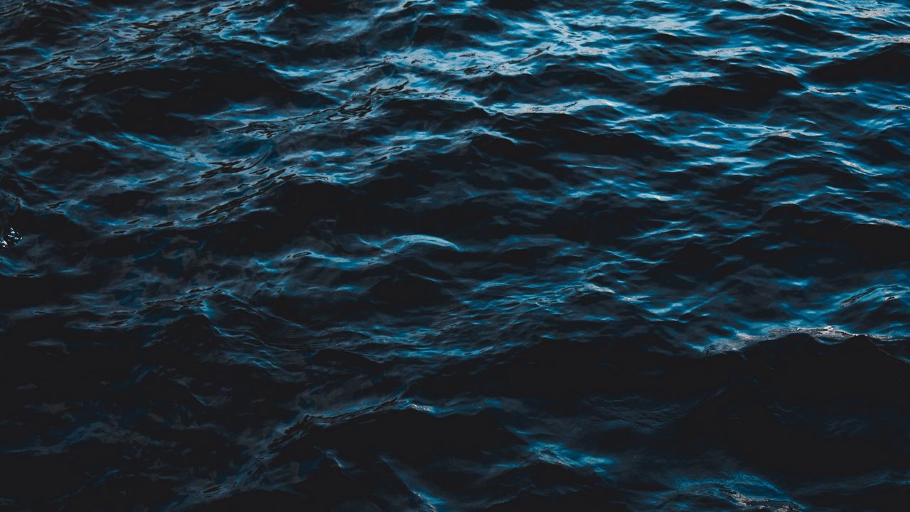 Обои море, вода, рябь, волны, темный, поверхность