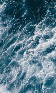 Превью обои море, вода, волны, текстура, синий