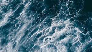 Превью обои море, вода, волны, текстура, синий