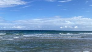 Превью обои море, вода, волны, берег, пейзаж