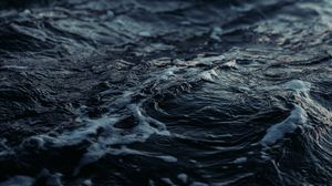 Превью обои море, вода, волны, рябь