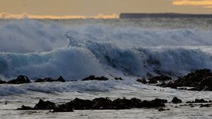 Превью обои море, вода, волны, брызги, природа