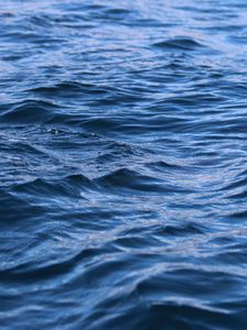 Превью обои море, вода, волны, природа, фон, синий