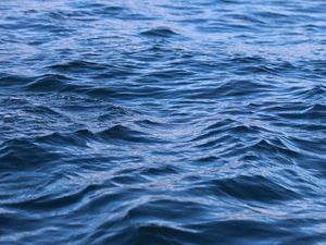Превью обои море, вода, волны, природа, фон, синий
