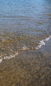 Превью обои море, волна, вода, дно